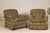 Early 21st Century Pair of Kravet Plaid Upholstered Club Chairs with Skirted Base for Cozy Seating For Sale - Image 5 of 12