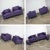 Purple Modern Purple Plum Tone Tuxedo Style Club Chairs by Baker a Pair For Sale - Image 8 of 13