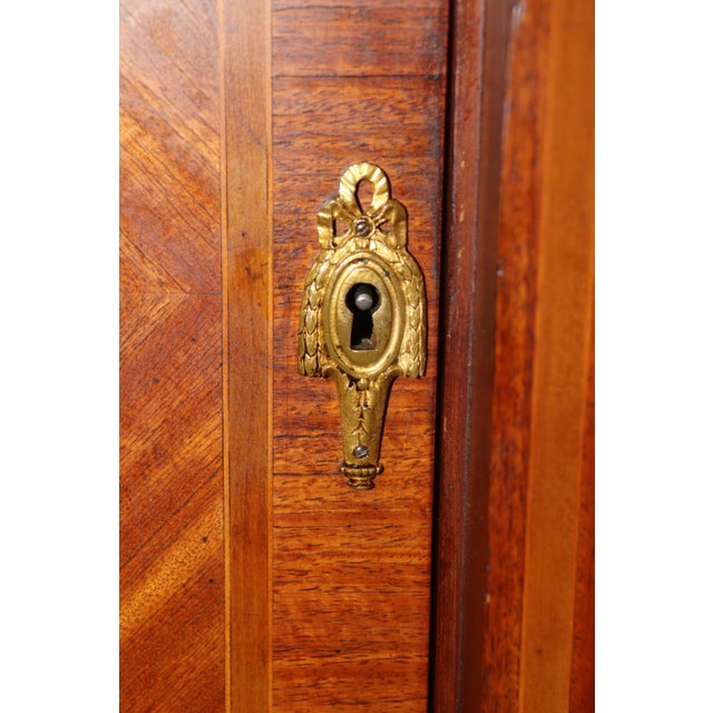 Fine Quality Restored Bronze Ormolu Mounted French Art Nouveau Sideboard For Sale - Image 10 of 12