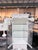 Early 21st Century Elegant White Glazed Curio Display Cabinet For Sale - Image 5 of 11