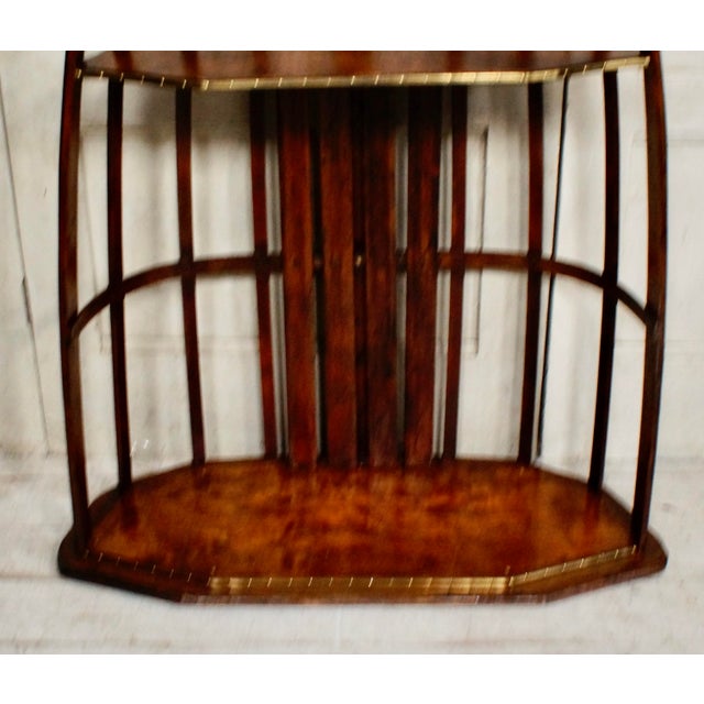 Vintage Skeleton Canoe Bookshelf by Blandford, 1940 For Sale - Image 3 of 12