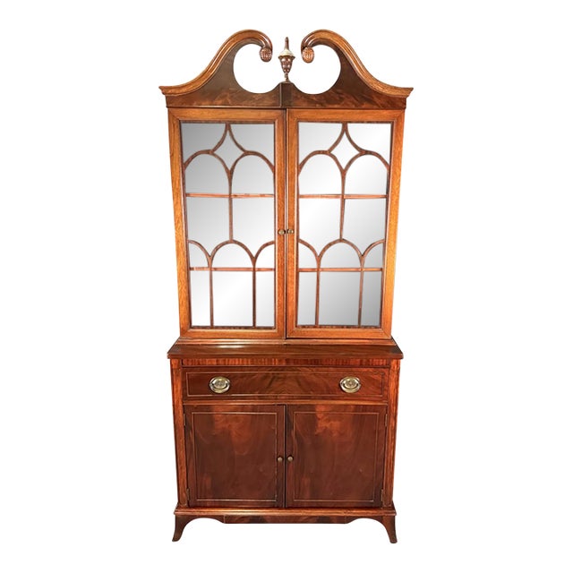 1960s Vintage Mahogany Bookcase For Sale