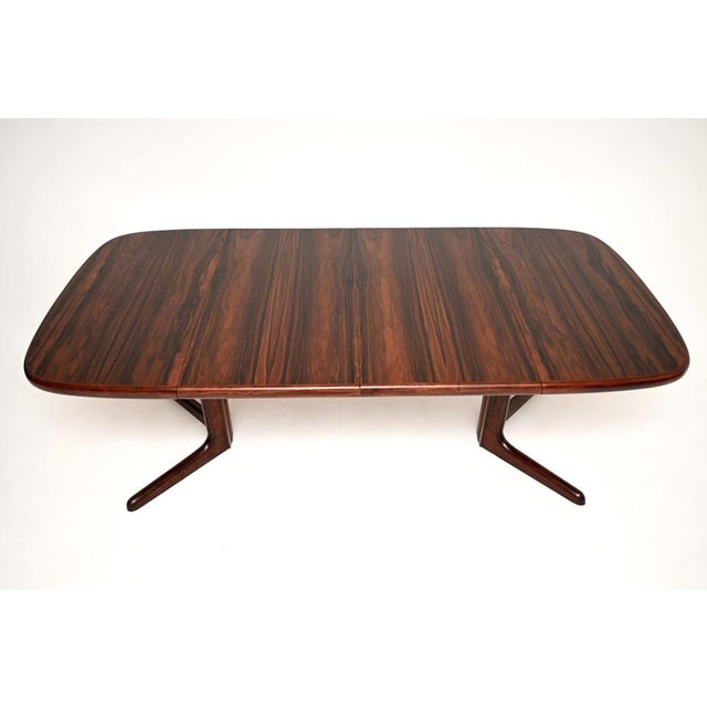 Wood Vintage Danish Extending Dining Table, 1960s For Sale - Image 7 of 11