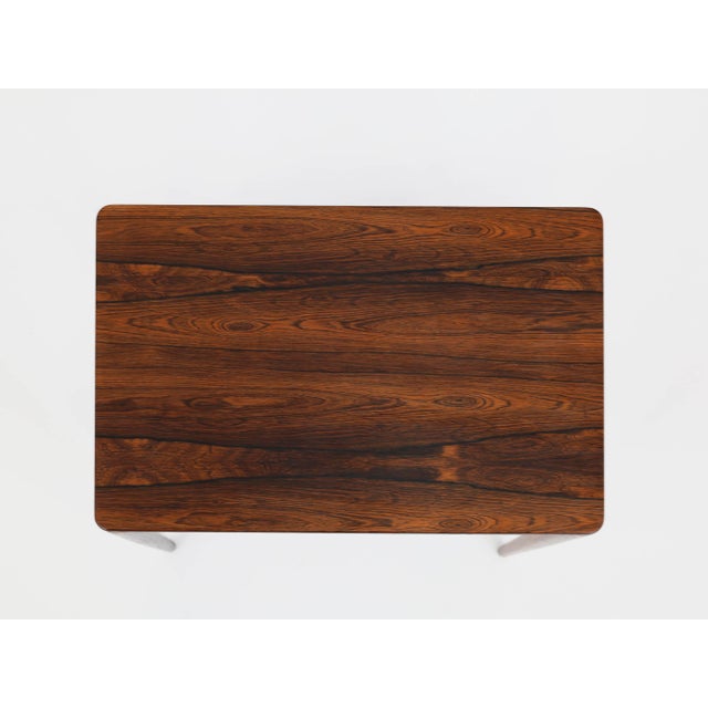 Nesting Tables in Rosewood by Severin Hansen for Haslev Møbelsnedkeri, Denmark, 1960s, Set of 3 For Sale - Image 9 of 14