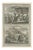 Pieter Mortier, Saul Kills the Priests of Nob and David Escapes Saul, 1700, Engraving For Sale