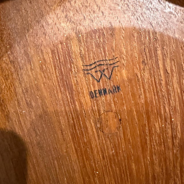 1960s Teakwood Snack Plates Lunning Inc Denmark- Set of 5 For Sale - Image 18 of 18
