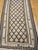 Vintage Persian Qazvin Tribal Kilim Runner, Handwoven Wool, Allover Paisley Pattern, Tan & Brown, 3x11 For Sale - Image 17 of 18