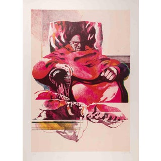 Mario Bardi, The Cardinal, 1979, Lithograph For Sale