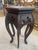 Antique Chinese Carved Wood Pedestal/Stool, C.1940s For Sale - Image 4 of 8