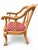 Vintage Queen Anne Solid Oak Occasional Chair With Intricately Carved Ball and Claw Feet For Sale - Image 4 of 12