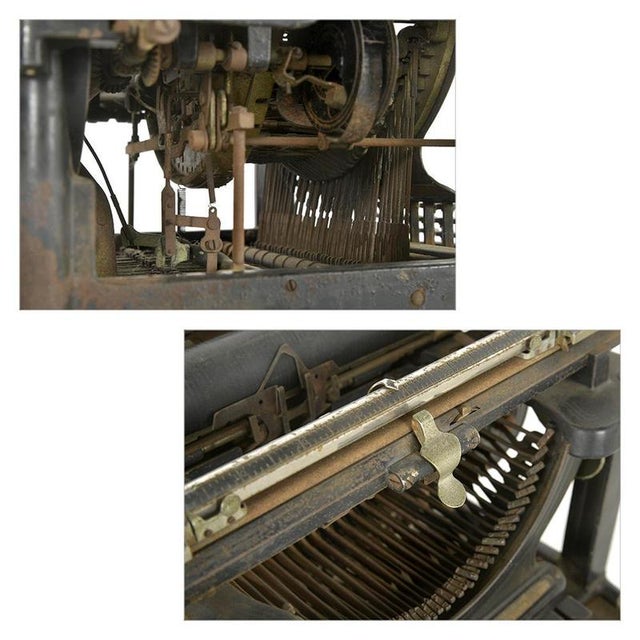 Black Vintage Typewriter from Remington For Sale - Image 8 of 9