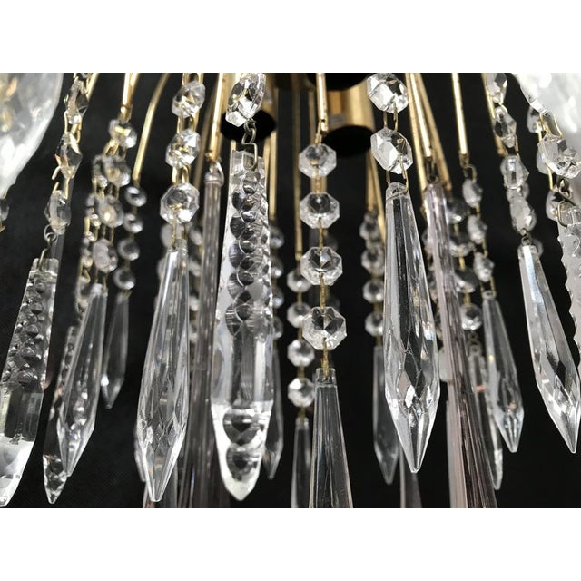 Vintage Crystal Chandelier, 1960s For Sale - Image 15 of 18