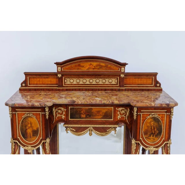 A French Ormolu Mounted Kingwood and Vernis Martin Console Table, Circa 1880 For Sale - Image 14 of 14