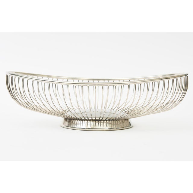 Vintage SilverPlate Bread Basket by Raimond 60's For Sale - Image 4 of 12