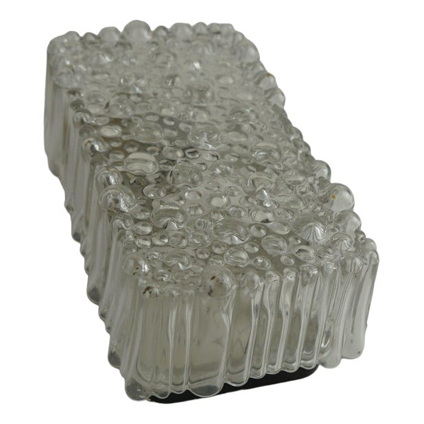 Vintage Ceiling Lamp with Bubble Glass, 1970s For Sale