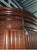 Brown Late 20th Century Furniture Curved Mahogany Tambour Armoire / Bar Cabinet For Sale - Image 8 of 12