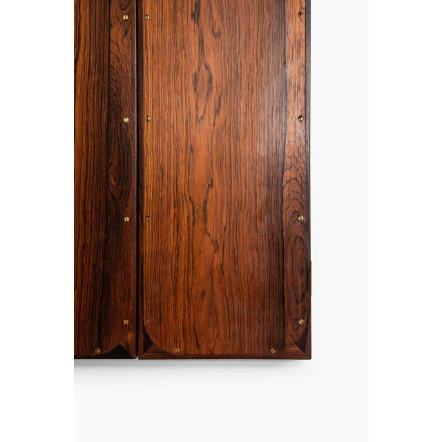 1950s Rosewood Folding Mirror by Frode Holm for Illums Bolighus, Denmark, 1950s For Sale - Image 5 of 10