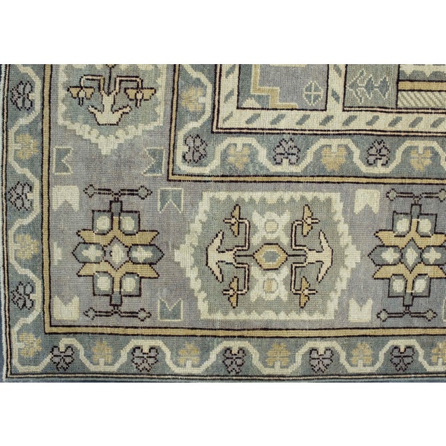 Turkish Oushak Rug 12'2" x 14'5" #18681 For Sale - Image 4 of 8