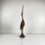Brown Carved Wooden Heron Statue, Mid-20th Century For Sale - Image 8 of 10