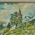 Oil on Panel Mountain Landscape with Gilded Frame by G. Raguso, 1960s