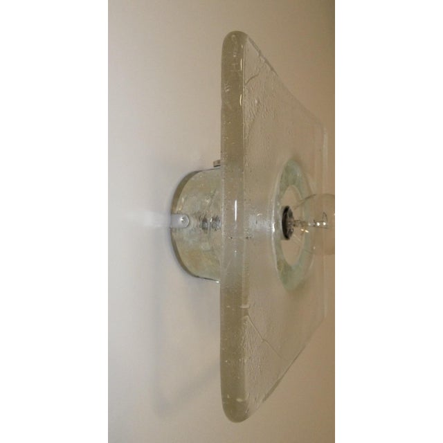Mid-Century Modern Bulicante Glass Wall Lamp by Albano Poli for Poliarte Verona, Italy, 1960s, Set of 3 For Sale - Image 3 of 10