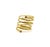 1990s Gurhan 22k Gold Diamond Spiral Coil Ring From Rain Collection, Size 7 For Sale In Los Angeles - Image 6 of 10