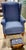 Queen Anne 1980s Fireside Wingback Queen Anne Recliner For Sale - Image 3 of 11