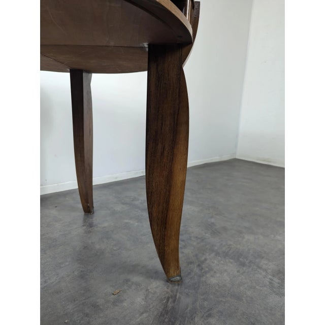 Pedestal Table by J.F Leleu For Sale - Image 6 of 8