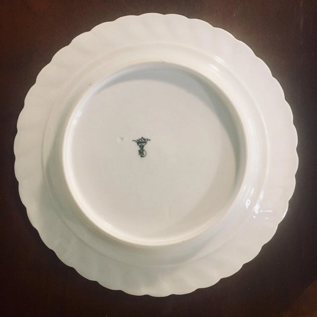 Helena Wolfsohn Dresden Handpainted Dessert Plates - Set of 3 For Sale - Image 11 of 13