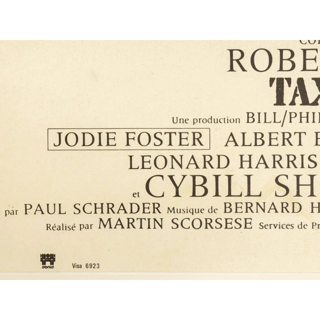 Taxi Driver Robert De Niro Poster, 1970s For Sale - Image 11 of 17