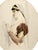This piece is a classic portrait of a Lady of Lefkada wearing traditional Greek costume. Her flowing veil and structured...