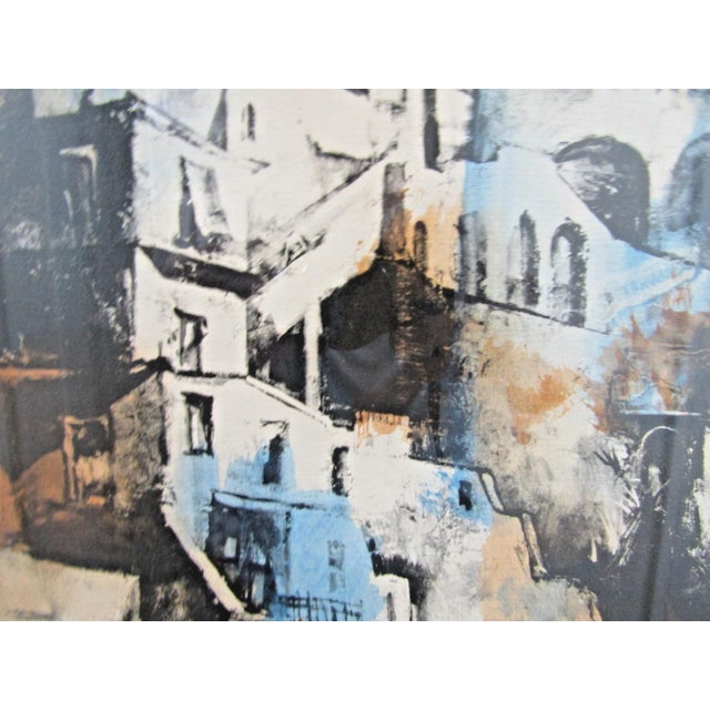 Jonas Gerard 1970s Jonas Gerard Limited Edition Color Print Gouache Street Scene in Jerusalem 1/115 For Sale - Image 4 of 9