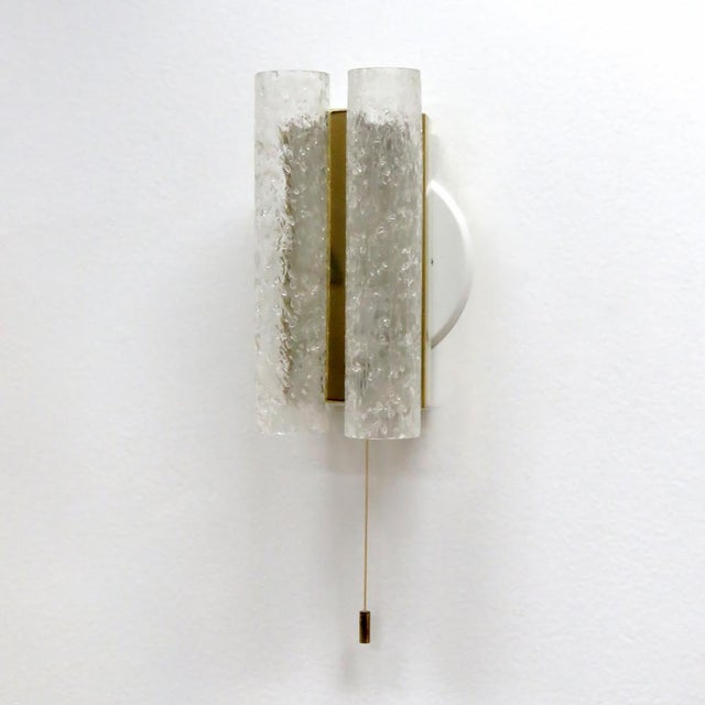 Mid-Century Modern Pair of Doria Wall Lights, 1960 For Sale - Image 3 of 10