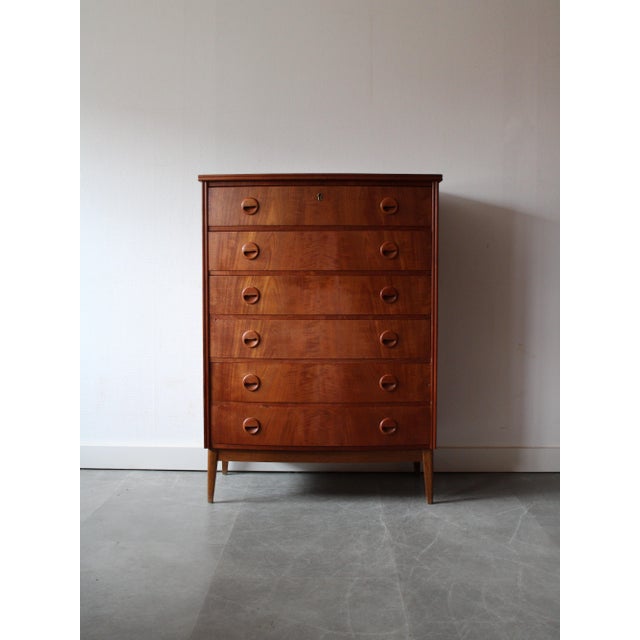Vintage Danish Chest of Drawers in Teak, 1960s For Sale - Image 12 of 12