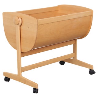Danish Cradle by Nanna Ditzel, 1960s For Sale