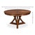 Warm Brown Oak Expanding Dining Table - 71" For Sale - Image 11 of 11