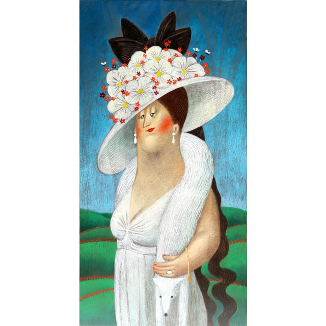 Ready for Easter, Leandro Velasco Oil on Canvas For Sale