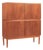 Mid-Century Scandinavian Teak Wood Storage Cabinet in the Style of Afdal For Sale