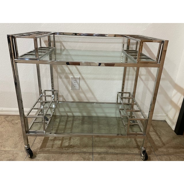 Restoration Hardware Bar Cart Chairish