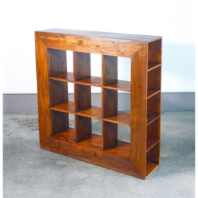 Open Bookcase Shelf in Wood For Sale - Image 18 of 18
