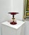 Price reduced $200. Now only $395! Attributed to Salviati. Gorgeous deep red color with gold accents. Incredible condition...