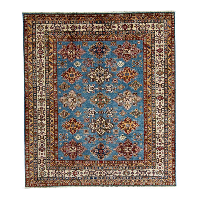 Oriental Handmade Rug 8'2" x 9'3" For Sale