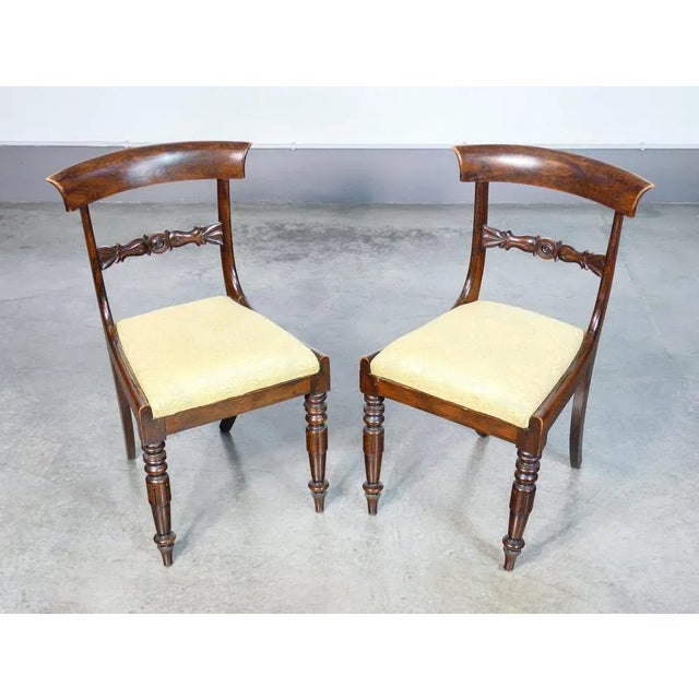Wood Beech Dining Chairs, 19th Century, Set of 8 For Sale - Image 7 of 13