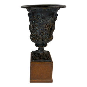 Maitland-Smith Neoclassical Style Bronze Urn on Lather Base