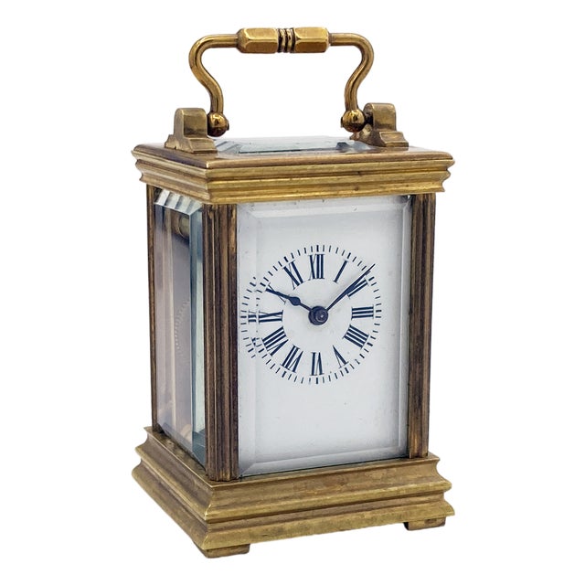 Small Brass Mignon Capuchin Clock, 1890s For Sale