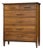 1960s Walnut Tall Mid Century Modern Dresser by Davis Cabinet Company For Sale
