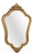 20th Century Rococo Gilt Mirror with Acanthus and Shell Crest, Italy, 1950s For Sale