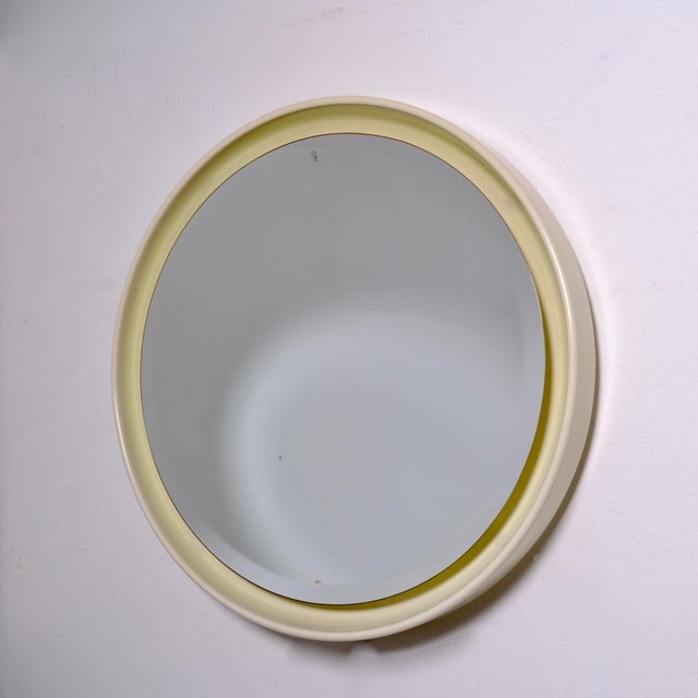 Spacen Age Backlit Mirror, Italy, 1970s For Sale - Image 14 of 18