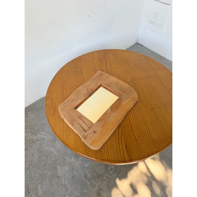 Brutalist Organic Wooden Mirror, 1960s For Sale - Image 12 of 18