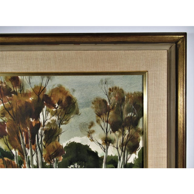 Paint Frederick Cole, The Old Red Barn, Circa 1965 For Sale - Image 7 of 8